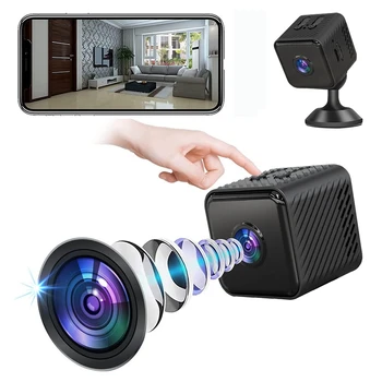 1080P HD Mini Kamera, Wifi Smart Home Security Apsaugos Kameros Naktinio Matymo Profesinės Judesio Aptikimo Nešiojamų