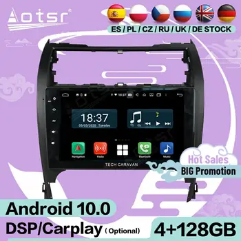 128G Carplay Multimedia Stereo Android Grotuvas Toyota Camry 2012 2013 2014 2015 2016 2017 GPS Audio, Radijo Imtuvas Galvos Vienetas