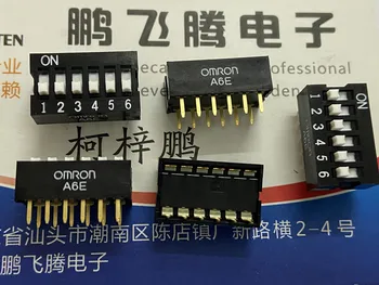 1PCS Importuotų Japonijos A6E-6104-N in-line dial kodas jungiklis 6-bitų rakto kodavimo jungiklis 2.54 mm