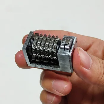2 Vnt/daug Mini mažų 6 skaitmenų romos atgal spausdinimo mašina 4X8 spausdintuvo numeracija mašina