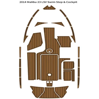 2014 Malibu 23 LSV Plaukti Žingsnis Kabinos Valtis EVA Dirbtiniais Putų Tiko Denio Grindų Padas