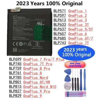 2023 Metų 100% Originalus Akumuliatorius OnePlus 2 3 3T 5 5T 6 6T 7 Pro 7Pro 7Plus Plius 7T Pro 8 Pro 