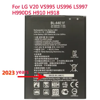 2023 Metų BL44E1F Telefono Baterija LG V20 VS995 US996 LS997 H990DS H910 H918 BL 44E1F 3080mAh Pakeitimo Baterijas Bateria