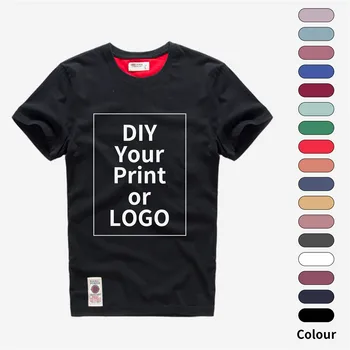 2023 marškinėliai vyrams grafinis custom t shirt, Kad Jūsų Dizainas, Logotipas Tekstas Vyrai Moterys Spausdinti Originalus Dizainas, Dovanos, 100% Medvilnės Marškinėlius