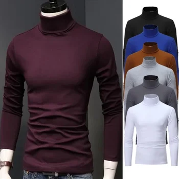 2023 naujas Golfo Marškinėliai Vyrams Modalinis Stora Negabaritinių Marškinėliai Vyrams 5XL 6XL ilgomis Rankovėmis Tshirts Vyrų Marškinėliai Rudenį Mens Drabužiai