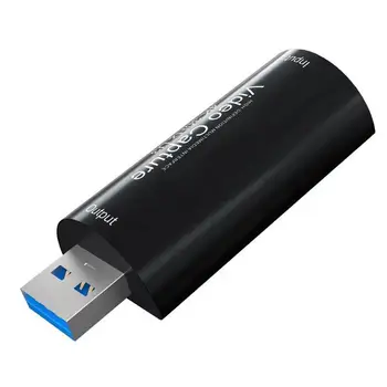 4K Video Capture Card USB 3.0 Įrašyti Surinkimo Prietaiso Žaidimas Užfiksuoti Kortelės 1080P Garso Surinkimo Adapteris, Skirtas Žaidimas Įrašo Įrašymas