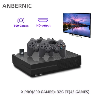 ANBERNIC XPRO Vaizdo Žaidimų Konsolės 64Bit TV su HDMI suderinamų 800 Šeimos Žaidimas X Pro Retro Vaizdo Žaidimų Žaidėjas 32G TF 43 Žaidimai