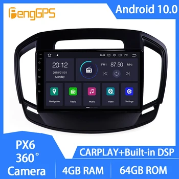 Android 10.0 GPS Navigatorius, Opel Insignia 2014-2017 Auto Stereo Touchscreen Multimedijos Veidrodis Nuorodą in-dash Carplay DSP PX6