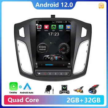 Android 12.0 Automobilio Radijo Ford Focus 2011-2019 2din automobilio Multimedijos Grotuvas Carplay Autoradio GPS Navigacija BT WiFi, FM