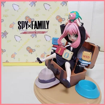 Anime SPY X Šeimos Onos Paveikslas Žaislai Loid Yor Klastotojas Chibi Anua Paveikslas Su Pagrindo Statulėlės PVC Modelis Lėlės Žaislas Dovanos Vaikams