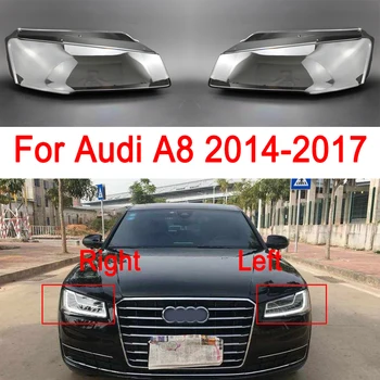 Audi A8 2014-2017 Automobilių Žibintų Stiklas Skaidrus Žibintų PVC Objektyvo Dangtelis Pakeitimo Aišku, lempų gaubtų Automobilių Aksesuarai