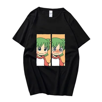 Azumanga Daioh Yotsuba T Marškinėliai Moterims Šaukė Mergina Kawaii/Cute Anime Spausdinti marškinėliai 100% Medvilnė, Tshirts Vasarą Vyrauja Estetinis