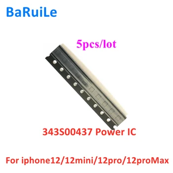 BaRuiLe 5vnt 343S00437 iPhone 12 12mini 12pro 12 Pro Max Maitinimo IC atsarginės Dalys