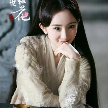 Bai Qian 2 Dizaino Pasakų Moterų Kostiumas TV Kažkada Forever Love, Dešimt Mylių Peach Blossom Krūmai