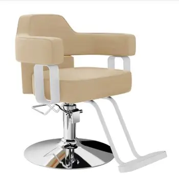 Barberio kėdę į barber parduotuvė barberio kėdę į barber ' s salonas gali būti pakeliami ir nuleidžiami. Salonas baldai