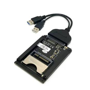 Cablecc SATA 22Pin USB 3.0 CFast Kortelės Adapteris, 2.5 Colių Kietojo Disko Atveju SSD HDD CFast Card Reader for PC & Nešiojamas kompiuteris