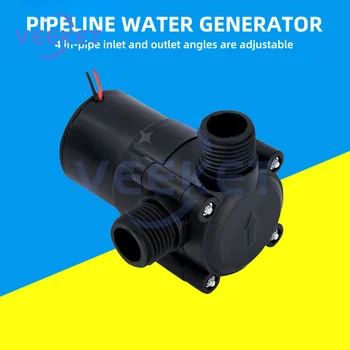 DC0-18V DC generatorius Mažas vandens tėkmės hidraulinių bandymų generatorius Dujotiekio miniatiūriniai hidraulinis generatorius, vėjo energijos