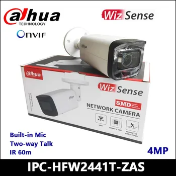 Dahua 4MP IR Vari-focal Kulka WizSense Tinklo Kamera IPC-HFW2441T-ZAS, Parama Judesio Aptikimo, Pastatytas MIC