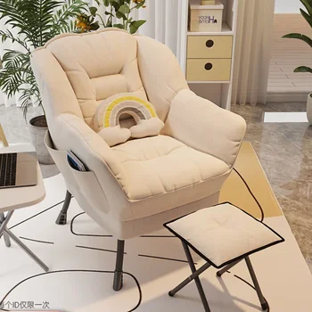 Dizaineris Vienos Kėdės Makiažas Balto Minimalistinio Šiaurės Kėdės Lounge Suaugusiųjų Sillones Modernos Para Salė Gyvenimo Kambario Baldai