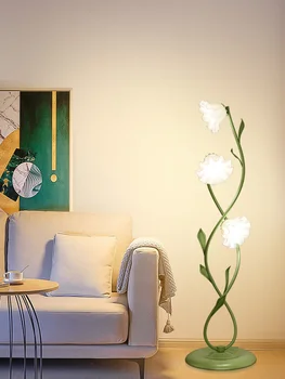 Grindų Lempos Svetainė, Miegamasis, Sofa-Balta Stilius Europos Stiliaus Naktiniai Papuošalai Mergina Atmosfera Vertikali Stalo Lempa