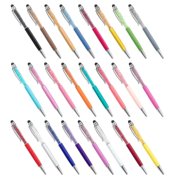 Jutikliniai Ekranai Rašyti Pen, 2-in-1 Paspaudimų Kamuolys Rašiklis, Tušinukas ir Rašyti Universalus Tabletę, Smartfon, Multi-Colored