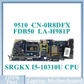 KN-0R8DFX 0R8DFX R8DFX Su SRGKX I5-10310U CPU Mainboard FDB50 LA-H981P 