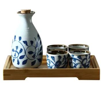 Keramikos Vyno Nustatyti Japonų Keramikos Baltos Sake Puodą Rankų Darbo Arbatos Puodelio Vandens Ware Namų Virtuvėje Baras, Apdailos Prekių Drinkware