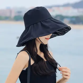 Kibiras Skrybėlės Moterims Konkurso korėjos Stiliaus Naujas Atvykimo Elegantiškas Ponios Harajuku Atostogų Atsitiktinis Ins Visas rungtynes, apsaugos nuo Saulės Paprasta