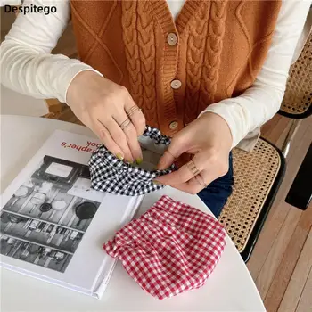 Korėjos Stiliaus INS Pledas Monetos Rankinėje Lapų Pavasarį Maišelį užsidaryti Maišelį, mažą Daiktą Krepšiai Kelionės Lūpų Kosmetikos Krepšys