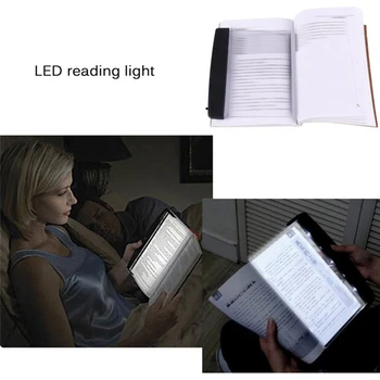 Kūrybos Kalėdų Dovanos, Akis Apsaugoti Plokštieji LED Knygą Šviesos Skaitymo Nakties Šviesos diodų (LED Stalo Lempa Namų Patalpų Miegamasis Kelionės