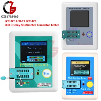 LCR-TC3 LCR-T7 LCR-TC1 LCD Ekranas Multimetras Tranzistorius Testeris TFT Diodų Triode MOS/PNP/NPN Rezistorius, Kondensatorius Bandymo Matuoklis