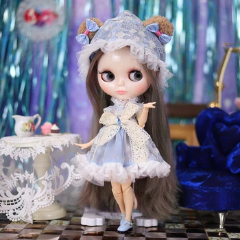 LEDINIS DBS Blyth Lėlės 1/6 bjd tortas suknelė reljefiniai suknelė cute suknelė mergina žaislai SD