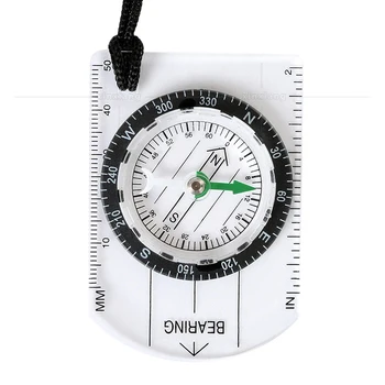 Lauko Kempingas, Žygiai Skaidrus Plastikinis Kompasas Kompasas Proporcingas Pėdsaką Kelionės Karinis Kompasas Įrankiai Kelionės Rinkiniai