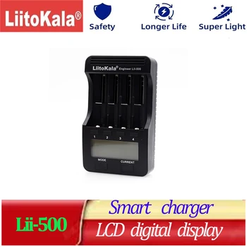 LiitokalaAA/Ali-500/Li-600 Lii-500s, baterijos kroviklis, tinka 1.2 V/3,7 V 18650/26650/16340/14500/18500 nikelio ir vandenilio