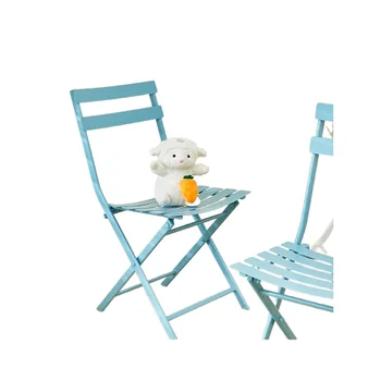 Maži šeimos pieno arbata parduotuvė lauko stalas ir kėdė derinys, paprastas namų balkono atlošo, geležis sofos, valgomojo kėdės
