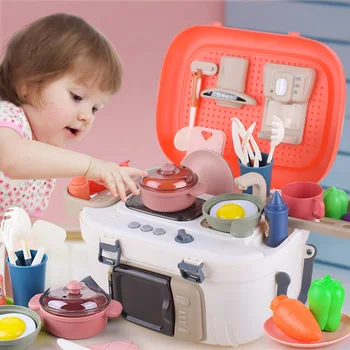 Montessori Virtuvės Žaislai, skirti Vaikams nuo 3 iki 5 Metų Švietimo Apsimesti Žaisti Žaislas, skirtas Vaikams nuo 2 iki 4 Metų Berniukų ir Mergaičių, Dovanos, Žaidimai Vaikų