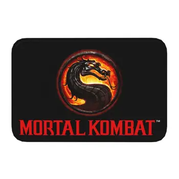 Mortal Kombat Słomianka Kilimėlis Anti-Slip Sub Nulis Skorpionas Kovos Žaidimas, Virtuvė, Garažas Kambarį Kilimas Kilimas Footpad 40*60cm