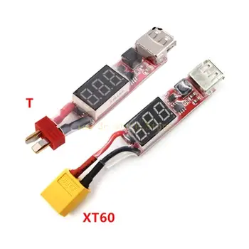 Multi Apsaugoti 2S-6S Akumuliatorių XT60/T Kištuką į USB Keitiklis Skrydžio Mokymo Centras USB Modulių Adapteris D0UA