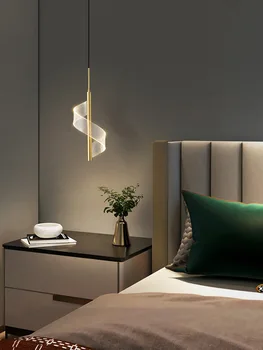 Naktiniai liustra 2023 naujas apšvietimas šviestuvai šiuolaikiniai šviesos prabanga visi vario minimalistinio mažas liustra miegamojo lovos