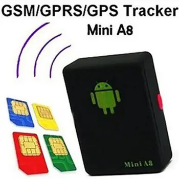 Nauja A8 Mini GPS Seklys Vaikai Asmens vietos nustatymo Anti-Lost Sekimo Įrenginys Balso Stebėti GSM GPRS Internete Nemokamai, Svetainėje APP