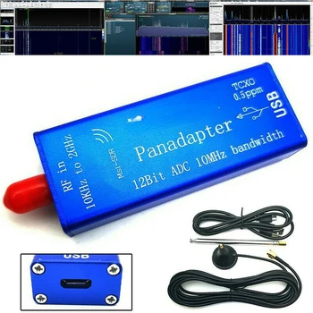 Naujas Plačiajuosčio ryšio Programinės įrangos MSI.SDR 10kHz iki 2GHz Panadapter SDR imtuvas 12 bitų ADC