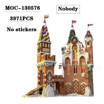 Naujas SS-130576 Kalėdų ir Žiemos Pilies modelių Kūrimo 3971PCS Suaugusiųjų ir Vaikų Puzzle Švietimo Gimtadienio Žaislas Dovanos