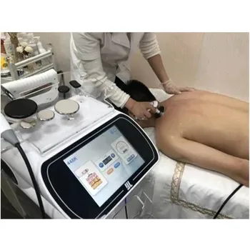 Nešiojamų RET CET Diathermy Kūno Sliming Mašina 448KHZ RF Tecar Terapijos Skausmo, Odos Sugriežtinimas INDIBA Giliai Priežiūra