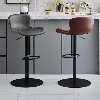 Odos Stilingas Baro Kėdės Moderni Reguliuojama Dizaineris Swivel Šiaurės Minimalistinė Kėdė Patogiai Taburete Alto Namų Baldai