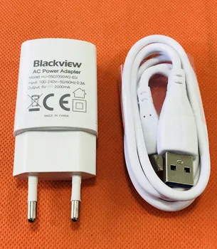 Originalus 2.0 Kelionės Plug Įkroviklis + USB Laidas Blackview BV5000 MTK6735 Quad Core 5.0