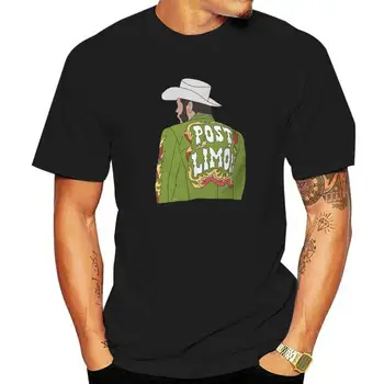 PO LIMóN Malone Marškinėliai vyriški Medvilniniai Naujovė T-Shirt Apvalus Kaklas Rock, Hip-Hop Tee Marškinėliai trumpomis Rankovėmis Drabužius Gimtadienio dovana