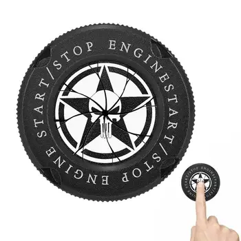 PentagramPunisher Pasukimo Stumti Mygtuką Pradėti Padengti Automobilio Variklio Tiesioginio Start Stop Reikmenys, Auto Spynelės Dangtelis