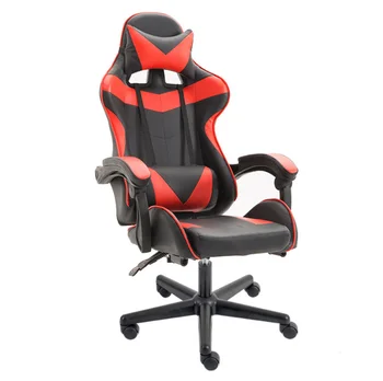Pigūs Žaidėjus didmeninė PU Odos žaidimų kėdė, juodos ir raudonos Kėdės pigūs, žaidimų kėdė gamer