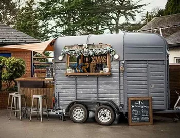 Priekabos Dabar Transporto Mobiliojo Barų Ice Cream Van Horsebox Derliaus Arklių Dėžutės Maisto Vežimėliai Vežimėlis Kioskas
