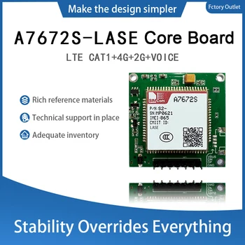 SIMCOM A7672S Plėtros core Valdybos A7672S-LASE breakout valdybos LTE CAT1 modulis
